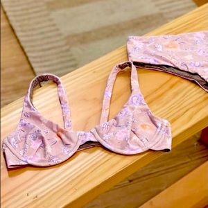 Acacia Geneva swim top-Dahlia